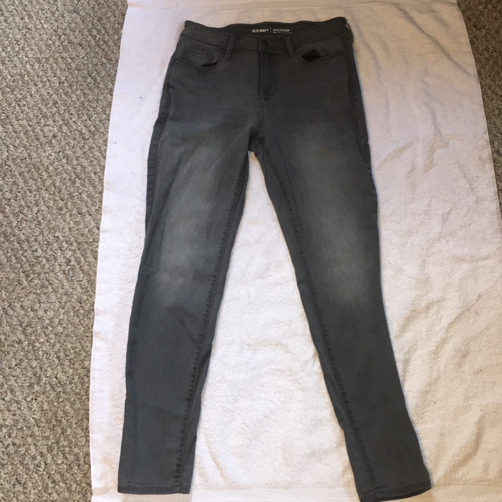 Gray Old Navy Skinny Jeans